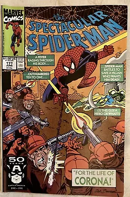 Buy MARVEL COMICS SPECTACULAR SPIDER-MAN #177 1991 Corona Appearance Great Condition • 3.76£