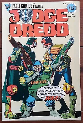 Buy Judge Dredd 2, 2000ad, Eagle Comics, December 1983, Fn/vf • 5.99£