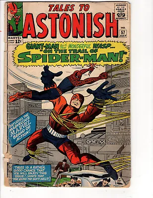 Buy Tales To Astonish #57 JULY 1964 MARVEL (Spider-Man) • 58.57£