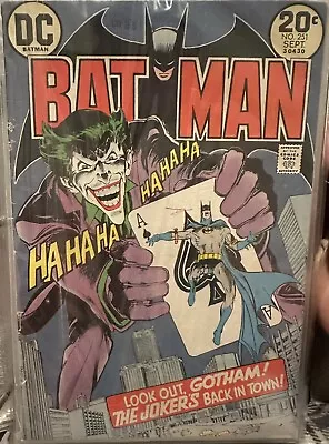 Buy Batman  # 251 Joker Neal Adams  Comic Dc  Vintage • 210£