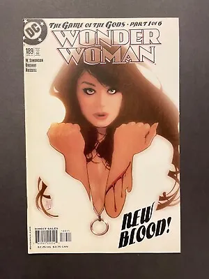 Buy WONDER WOMAN #189 (DC 2003) Adam Hughes Cover, PS2 Coupon Intact, Gemini Mailer • 10.67£
