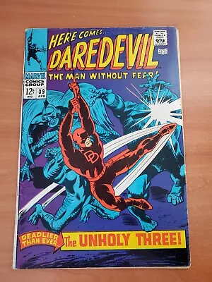 Buy Daredevil 39 FN+ / 1st Exterminator (Death-Stalker) / (1968) • 24.12£