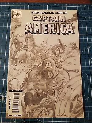 Buy Captain America 601 Marvel Comics A-111 Black And White Variant  • 11.85£