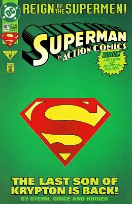 Buy DC Comics - Superman In Action Comics #687  /Jun 1993/Vintage/New • 4£