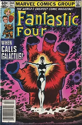 Buy Fantastic Four #243 & 244 Marvel 1st App. Nova (Galactus) July 1982 VG/F • 19.59£