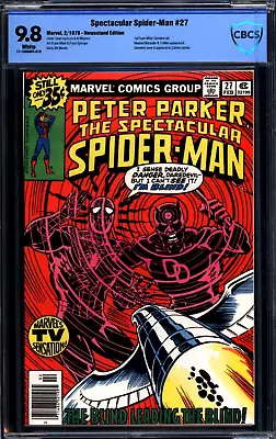 Buy Spectacular Spider-man #27 9.8 Nm Newstand Edition Cbcs #17-15a58fc-018 • 230.23£