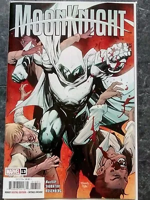 Buy Moon Knight Issue 13  First Print  Cover A - 2022 Bag Board  • 4.55£