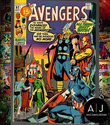 Buy Avengers #92 VF- 7.5 (1971 Marvel) Neal Adans Cover Kree-Skrull War Pt 4 • 35.59£