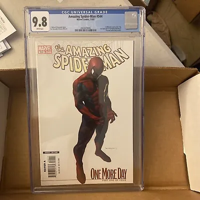 Buy AMAZING Spider-Man #544, CGC 9.8 Djurdjevic Cover; “One More Day” • 78.24£