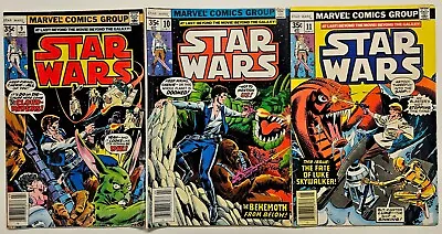 Buy Marvel Bronze Age Star Wars Comic Book Lot 3 Early Key Issues 9 10 & 11 • 5.50£