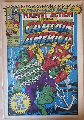 Buy Captain America #24 Marvel Comics UK 1981 Dazzler, Thor, Iron Man • 4£
