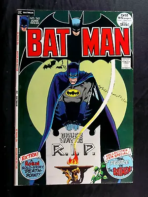 Buy Batman #242 VF 8.0 Ra's Al Ghul Story Line Begins  Vintage DC Comics 1972 • 112.59£