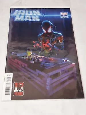 Buy IRON MAN # 12 (RAHZZAH Miles Morales Anniversary Variant Cover, 2021) • 6£