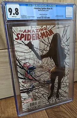 Buy The Amazing Spider-Man #4 CGC 9.8 Ramos Variant | 1st Silk | Marvel Comics 2014 • 374.99£