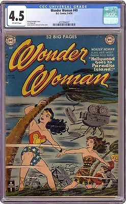 Buy Wonder Woman #40 CGC 4.5 1950 4337904007 • 332.06£