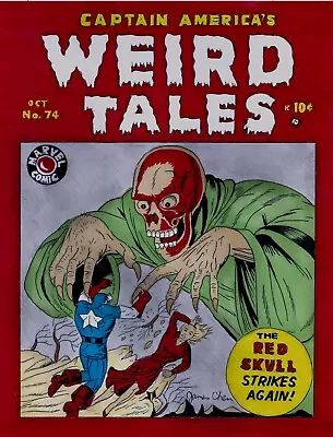 Buy Captain America's Weird Tales # 74 Cover Recreation  Original Comic Color Art • 237.17£