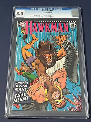 Buy Hawkman #20 CGC 8.0 DC Comics 1967 1st App. Lion-Mane • 118.58£