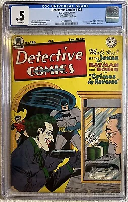 Buy Comics Detective Comics 128 CGC 0.5 Golden Age  DC Universe Collection Pedigree • 401.74£