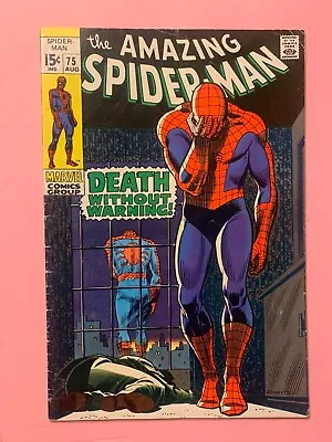 Buy The Amazing Spider-Man #75 - Aug 1969 - Vol.1            (6982) • 75.47£