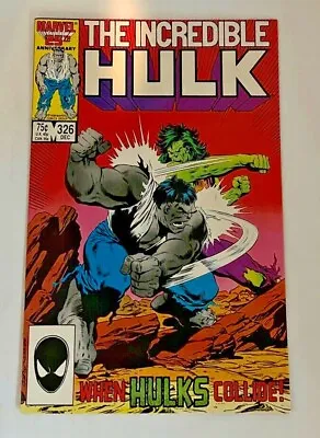 Buy INCREDIBLE HULK #326 Hulk Vs Hulk 1986 Marvel Comics • 2.40£