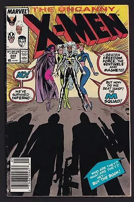 Buy Uncanny X-Men #244 Newsstand 1st Appearance Of Jubilee Marvel 1989 • 22.14£