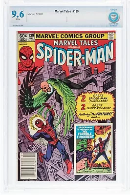Buy 🔥 Marvel Tales 139 NEWSSTAND CBCS 9.6 Starring Spider-Man Featuring Vulture Cgc • 51.15£