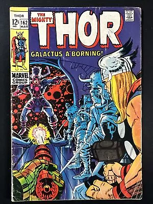 Buy The Mighty Thor #162 Vintage Marvel Comics Silver Age 1st Print 1969 Good *A2 • 15.80£