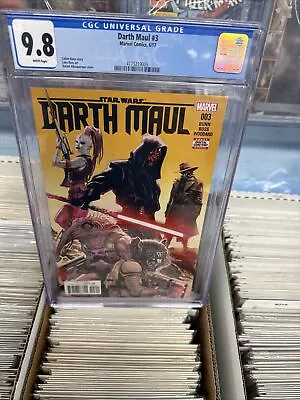 Buy Star Wars Darth Maul #3 CGC 9.8 1st Cover & 2nd Full Appearance Cad Baine!! • 79.94£