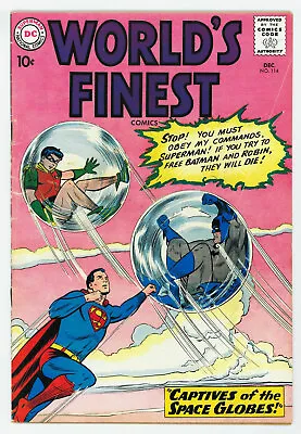 Buy World's Finest Comics #114 4.5 Curt Swan Cover Ow Pgs 1960 • 26.88£