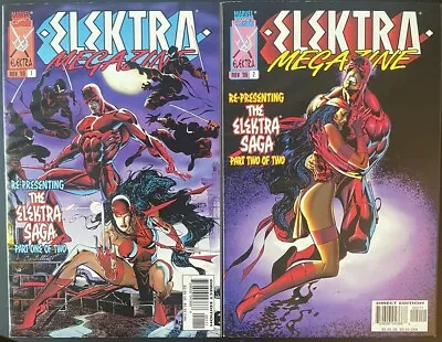 Buy Elektra Megazine #1 + #2 Reprints Daredevil #168 #190 #177-181 Frank Miller Run! • 7.11£