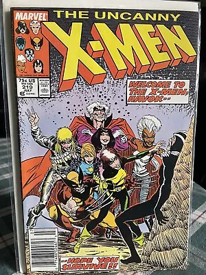 Buy Uncanny X-Men 219, NM Marvel 1987, Bret Blevins, Havok, Marauders • 11.87£