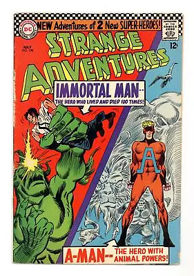 Buy Strange Adventures #190 GD+ 2.5 1966 1st App. Animal Man In Costume • 37.58£