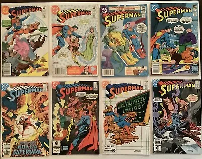 Buy SUPERMAN LOT OF 8: 363 366 373 376 390 -393 ~F To NM- ~ SEE DESCRIPTION FOR EACH • 27.57£