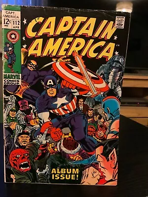 Buy Captain America #112    (Marvel Comics 1968)   VFN • 30£