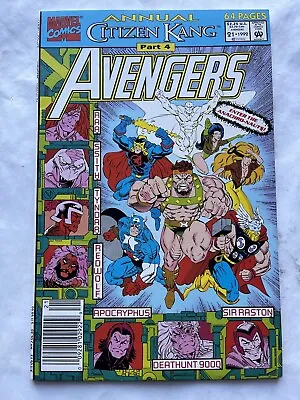 Buy Avengers Annual #21 Marvel 1992  1st Appearance App Victor Timely Newsstand • 12.16£