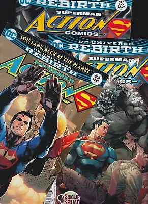 Buy ACTION COMICS 957-1115 2016 SUPERMAN DC Comics Sold SEPARATELY • 3.82£