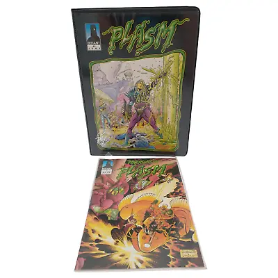 Buy Defiant Plasm Zero Issue Trading Cards In Binder Set 1-150 Card W/Foil Card 1993 • 23.80£