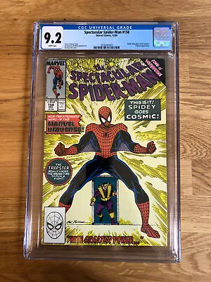 Buy The Spectacular Spider-man #158 CGC 9.2 - White Spider-man Gets Cosmic Powers • 138.53£