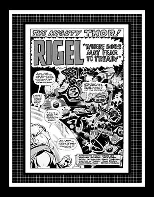 Buy Jack Kirby Thor #132 Rare Production Art Pg 1 Monotone • 13.40£