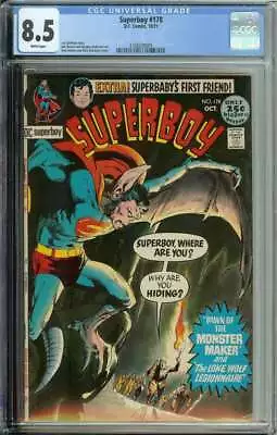 Buy Superboy #178 CGC 8.5 Classic Neal Adams Cover Art • 95.66£