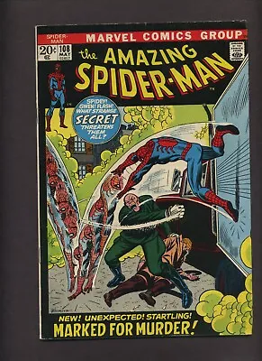 Buy Amazing Spider-Man 108 FN Romita! 1st Sha-Shan! Flash Thompson! 1972 Marvel T099 • 28.50£