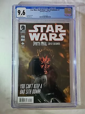 Buy Star Wars: Darth Maul - Son Of Dathomir #1 Cgc 9.6 White Pages • 63.96£
