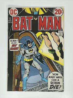 Buy Batman #246 1972 Neal Adams Hanging Cover (Mid-Grade) • 51.39£