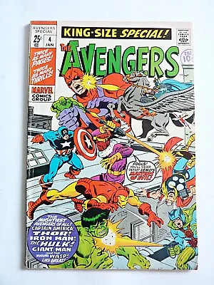 Buy The Avengers King Size Special Annual 4 Bronze Age 1971 Marvel Comics FN- • 8£