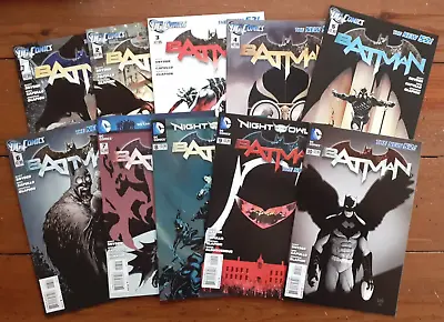 Buy Batman 1-10, Court Of Owls, New 52, Dc Comics, 2011/2012, Vf • 70£