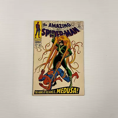 Buy Amazing Spider-Man #62 1968 FN/VF Medusa Cent Copy • 120£