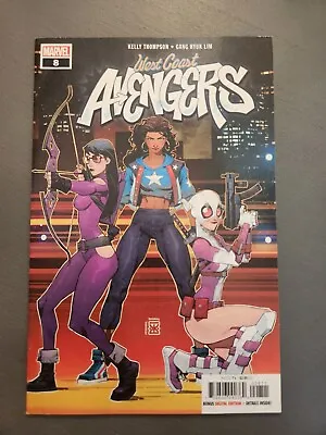 Buy West Coast Avengers 8 (2019) Kate Bishop/America Chavez/Gwenpool - 2nd App Jeff! • 10.27£