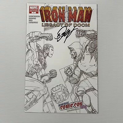 Buy Iron Man Legacy Of Doom 1 2008 NM NYCC Variant Signed By Bob Layton • 36£