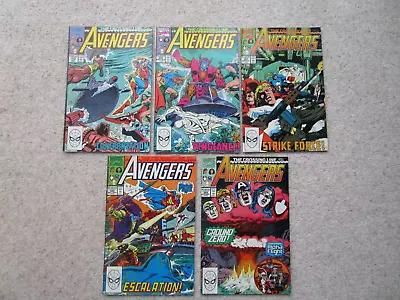 Buy Marvel Comics, The Crossing Line Avengers X5. Vol 1 - Nos 319-323. Jul-Sep 1990. • 3£