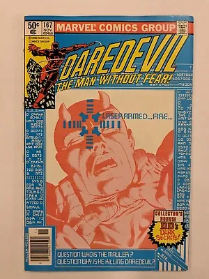 Buy Daredevil #167, 1st App Mauler, Marvel, November 1980 • 15.97£